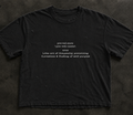 BLACK DEFINTION TEE