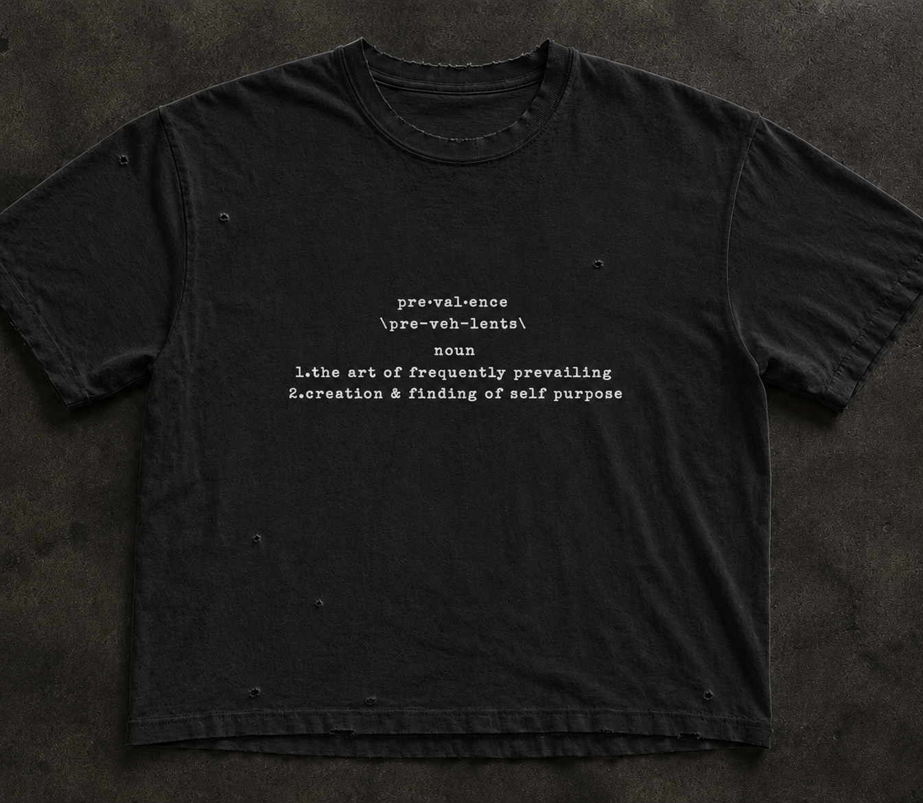 BLACK DEFINTION TEE