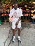 WHITE "MATRIX" TEE